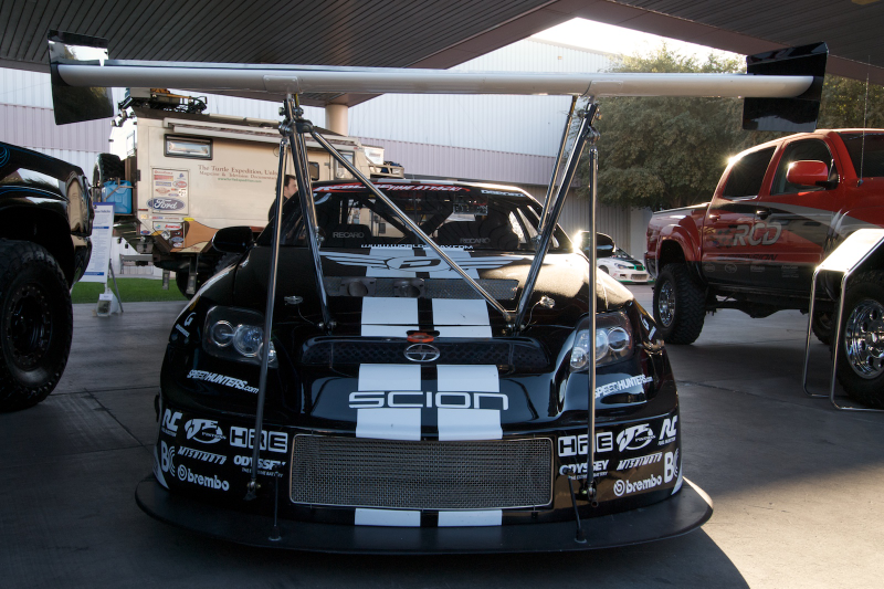 Illustration for article titled Huge Front Wing Compensates For Scion tC’s FWD